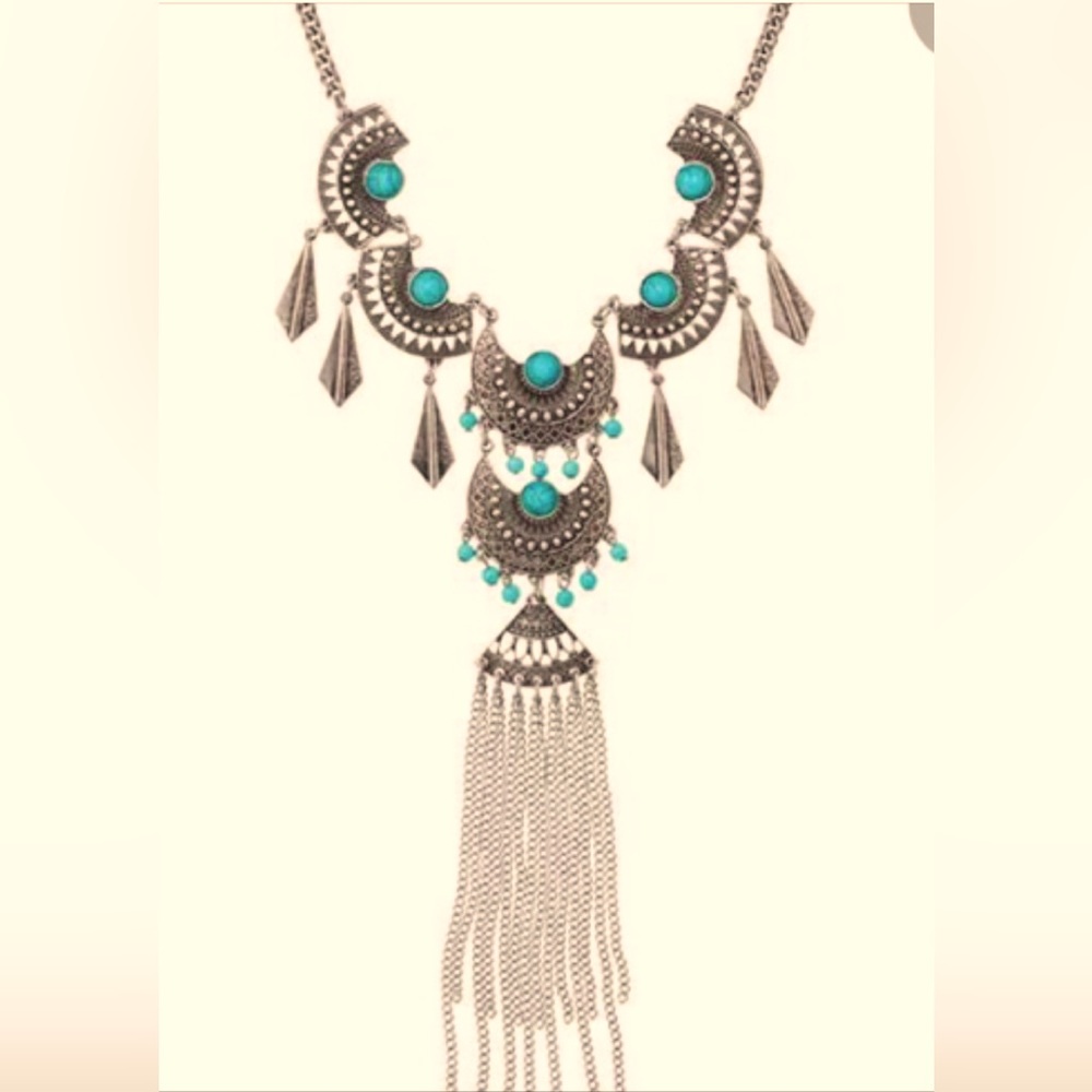 Cowgirl Vintage Western statement Necklace